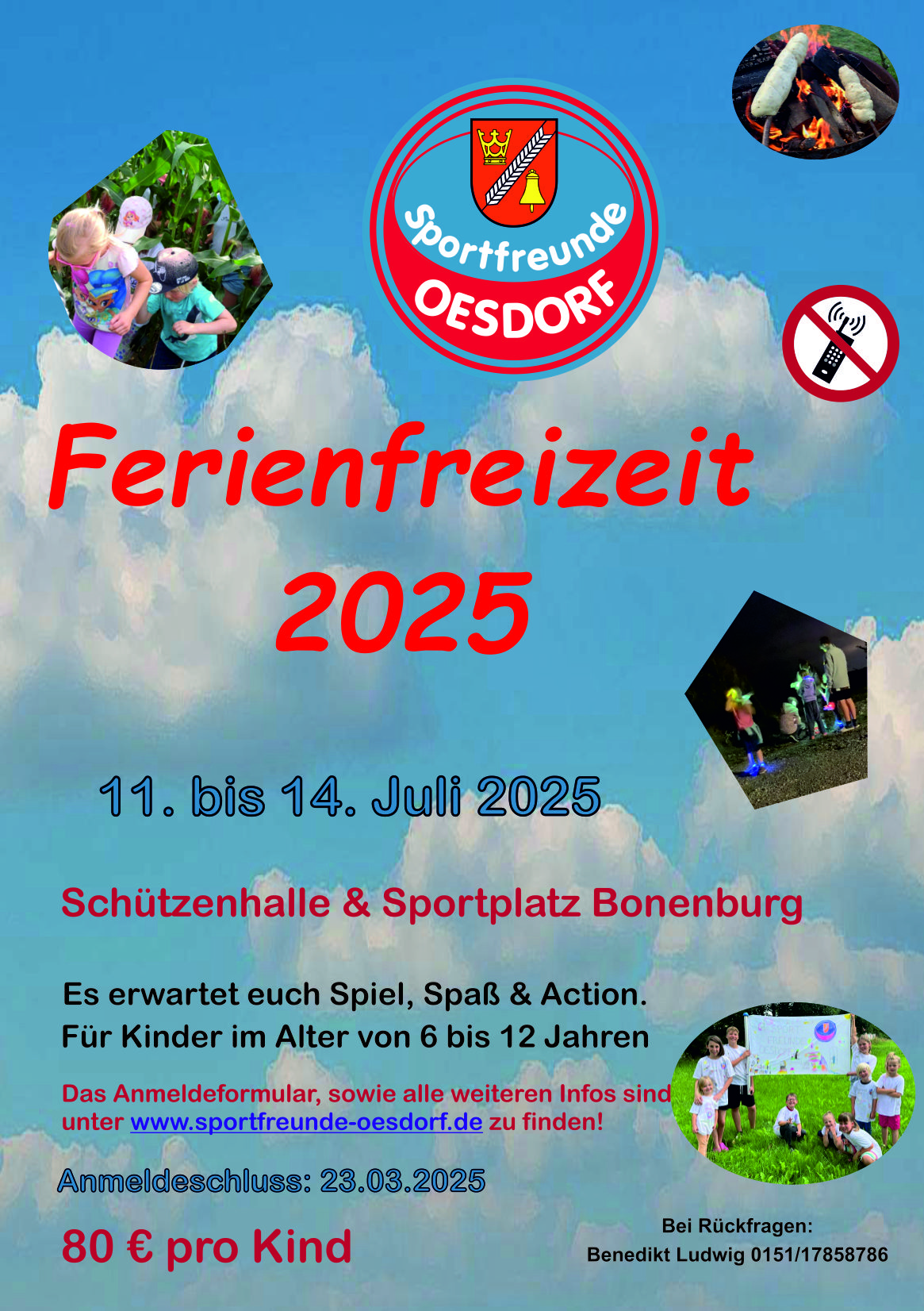 Flyer Ferienfreizeit 2025